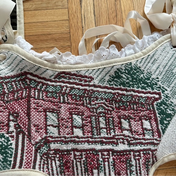 Custom Handmade Needlepoint Corset - Picture 2 of 4